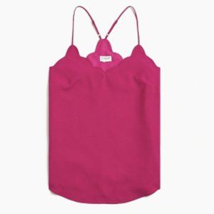 NWT J. Crew Factory Scalloped Cami Top